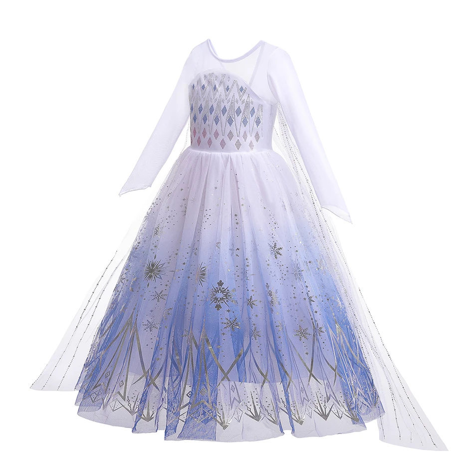 Vestido Da Elsa Fantasia Frozen 2 Princesa Infantil M6 Vestido Da Elsa Fantasia Frozen 2 Princesa Infantil M6